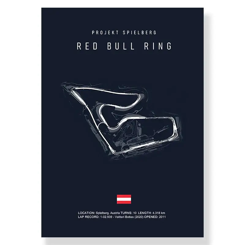 Monza italy f1 track circuit canvas wall art bedroom decor
