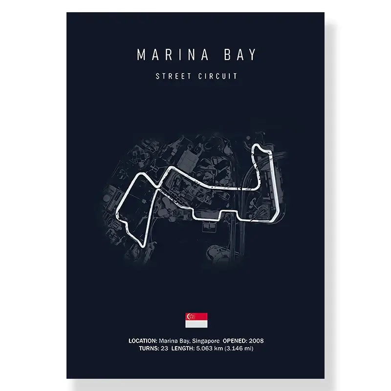 Monza italy f1 track circuit canvas wall art bedroom decor