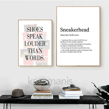 DecorBites™ Fashionable Sneaker Box Canvas Wall Art