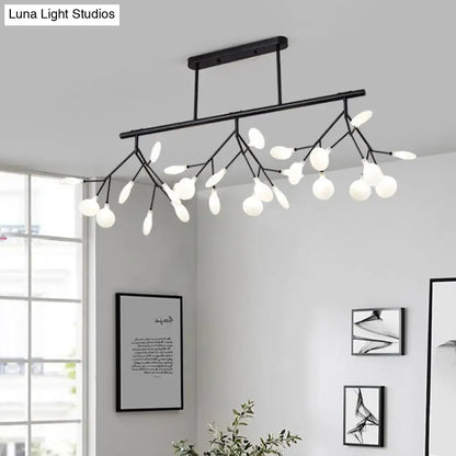 Modern black firefly pendant light dining room 110v-120v chandelier