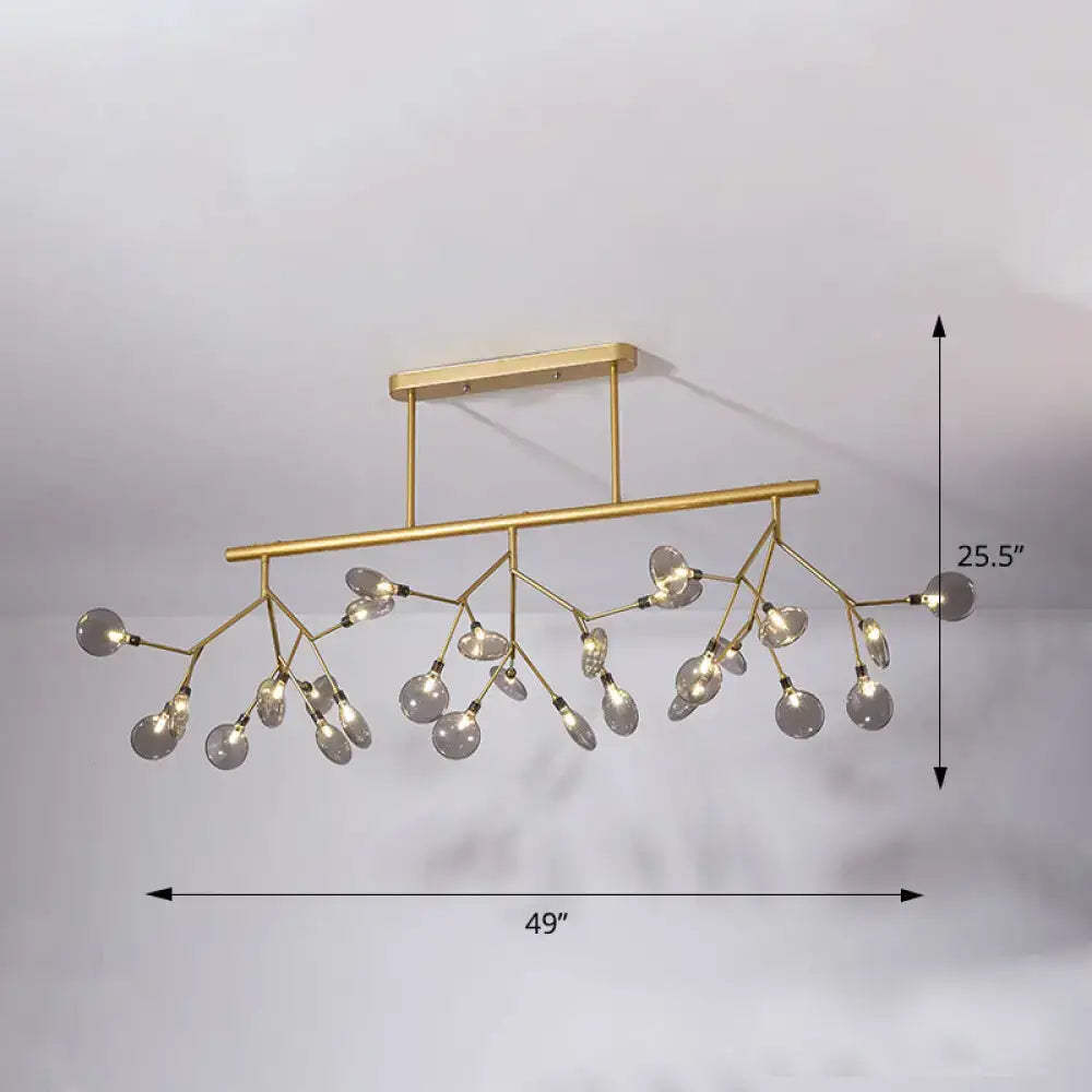 Modern black firefly pendant light dining room 110v-120v chandelier