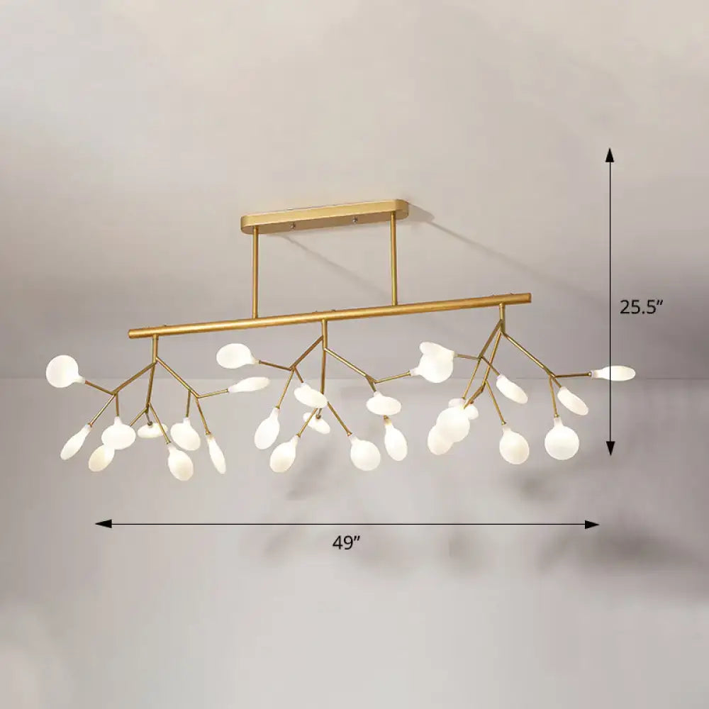 Modern black firefly pendant light dining room 110v-120v chandelier