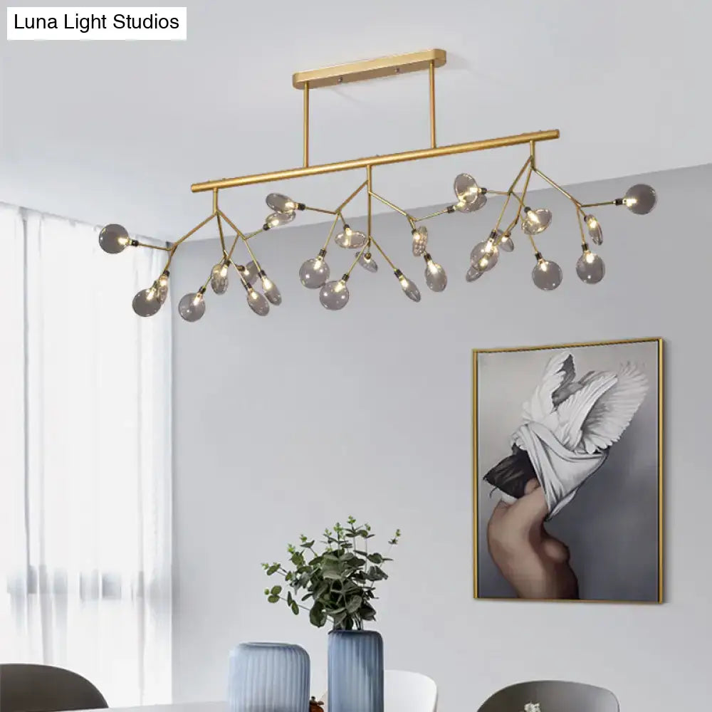 Modern black firefly pendant light dining room 110v-120v chandelier