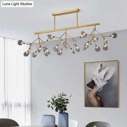 Modern black firefly pendant light dining room 110v-120v chandelier