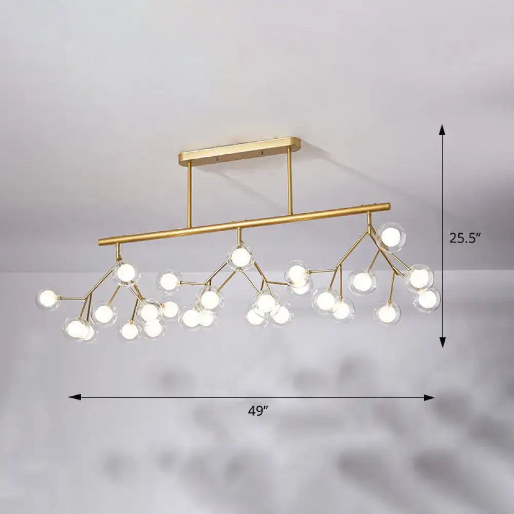 Modern black firefly pendant light dining room 110v-120v chandelier