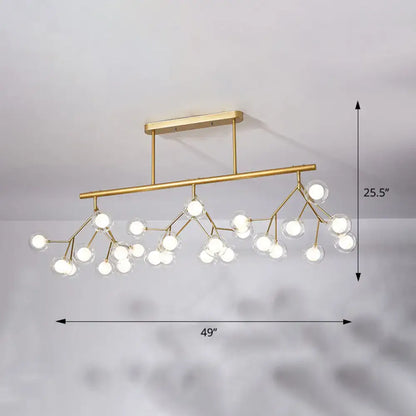 Modern black firefly pendant light dining room 110v-120v chandelier