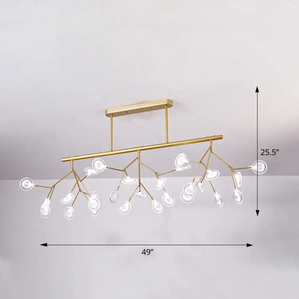 Modern black firefly pendant light dining room 110v-120v chandelier