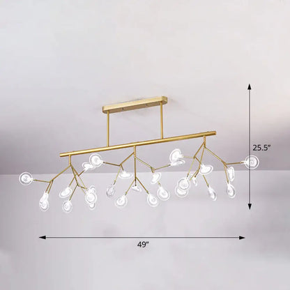 Modern black firefly pendant light dining room 110v-120v chandelier