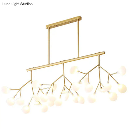 Postmodern gold firefly island pendant dining room metal chandelier