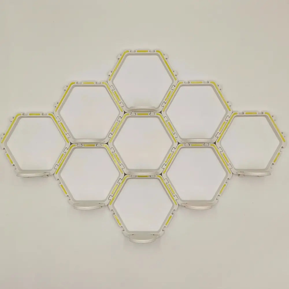 Hexagonal modular floating display shelf bedroom collectible frame