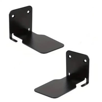 Modern black & white 2pcs floating bookshelf tablet stand bedroom