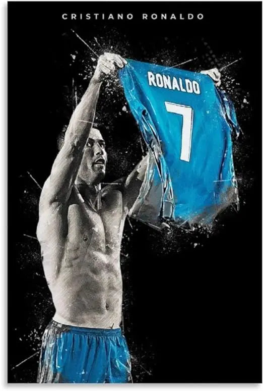DecorBites™ Football Star Posters Canvas Prints for Home Decor