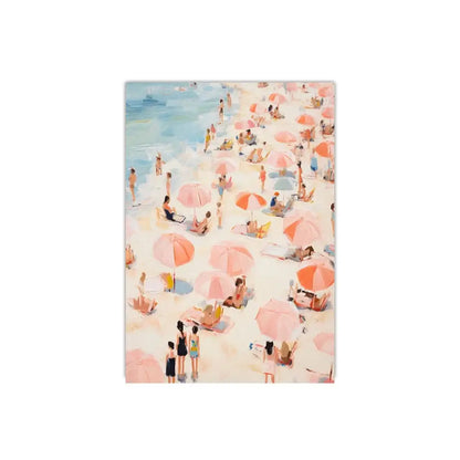 Framed summer people swimming beach wall art living room decor