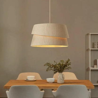 Decorbites french cream chandelier pleated fabric lamp for bedroom