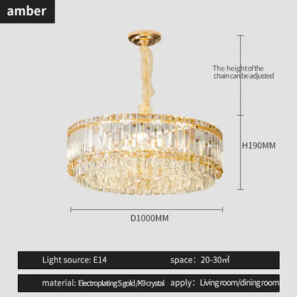 french crystal chandelier living room gold two tier light