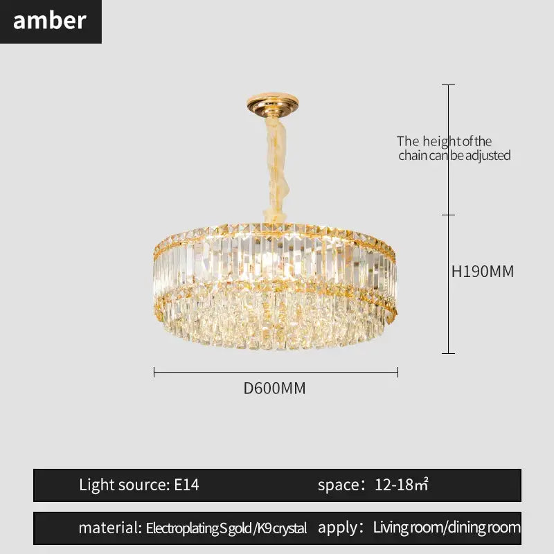 french crystal chandelier living room gold two tier light