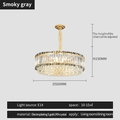french crystal chandelier living room gold two tier light