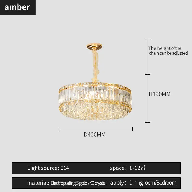 french crystal chandelier living room gold two tier light