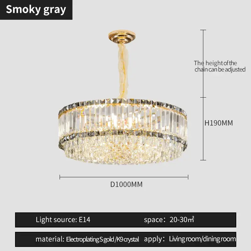 french crystal chandelier living room gold two tier light