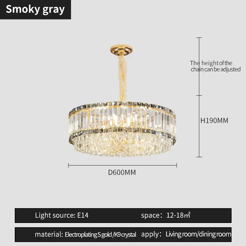 french crystal chandelier living room gold two tier light
