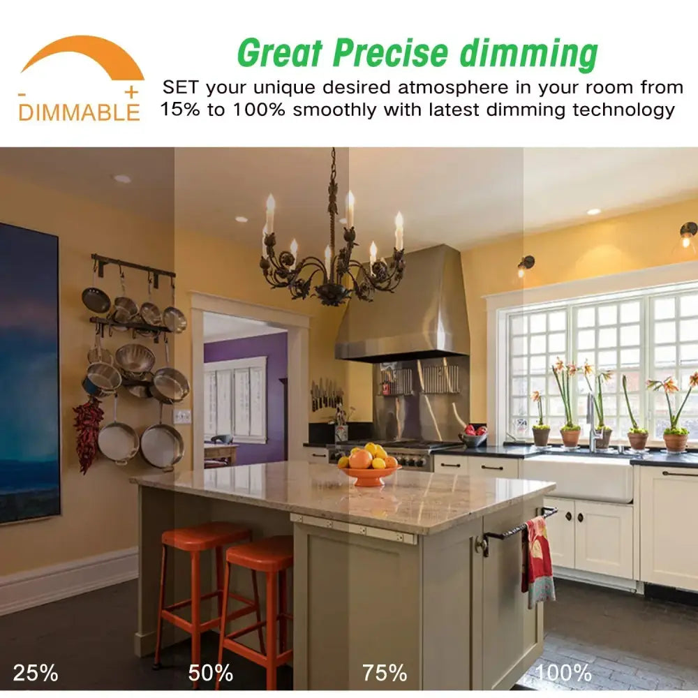 frosted led candle light bulbs dining room warm white 10 pack