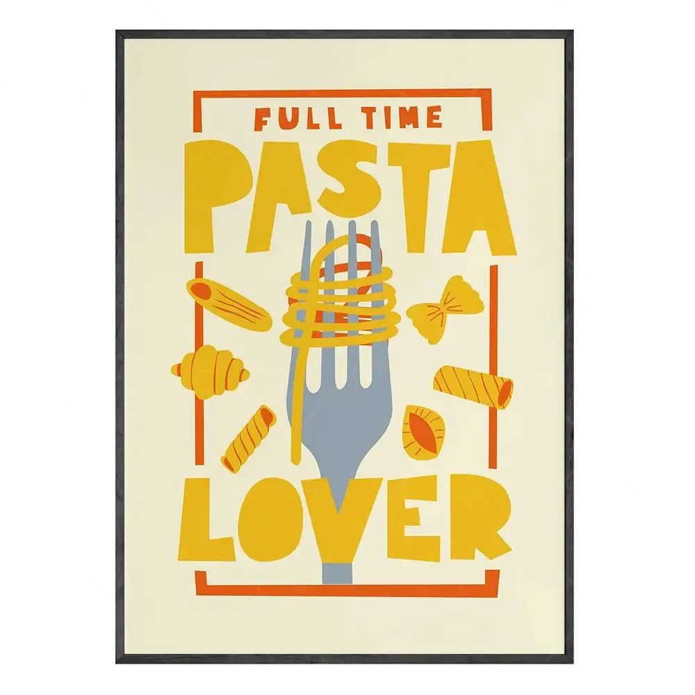 Set of 6 colorful fun beans on toast canvas painting kitchen posters