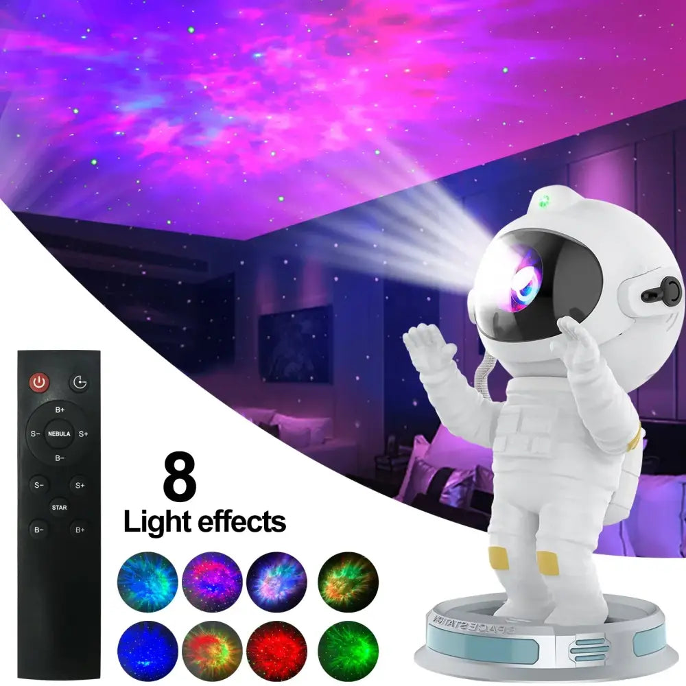 galaxy astronaut starry projector night light for bedroom