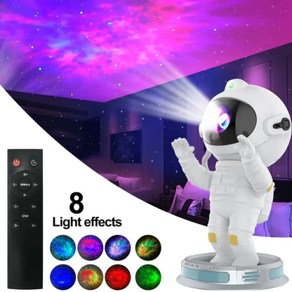 galaxy astronaut starry projector night light for bedroom