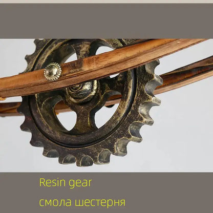 gear industrial chandelier pendant for dining room