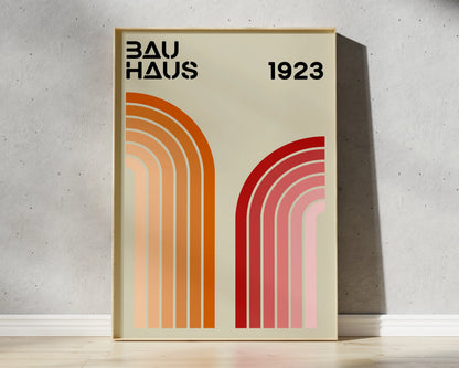 DecorBites™ Geometric Bauhaus Canvas Prints for Home Decor