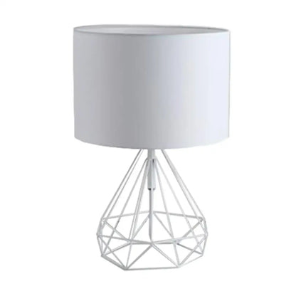 geometric gold desk lamp black bedroom table light