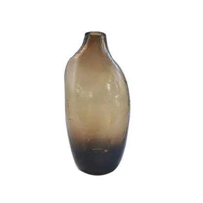 DecorBites™ Geometric Zen Glass Vase for Single Flower Arrangement