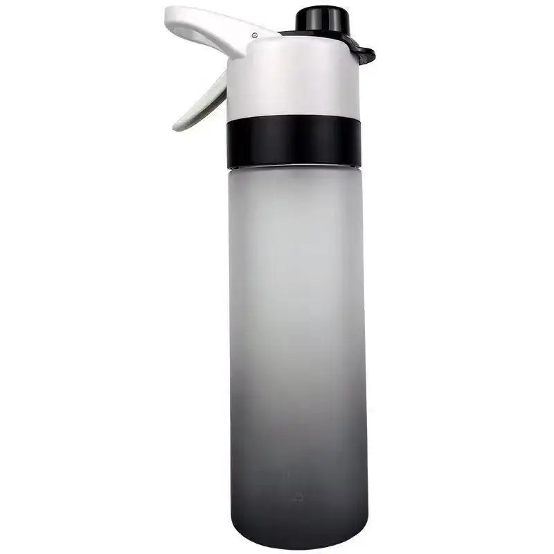 Light green & white tritan spray water bottle for outdoor sports