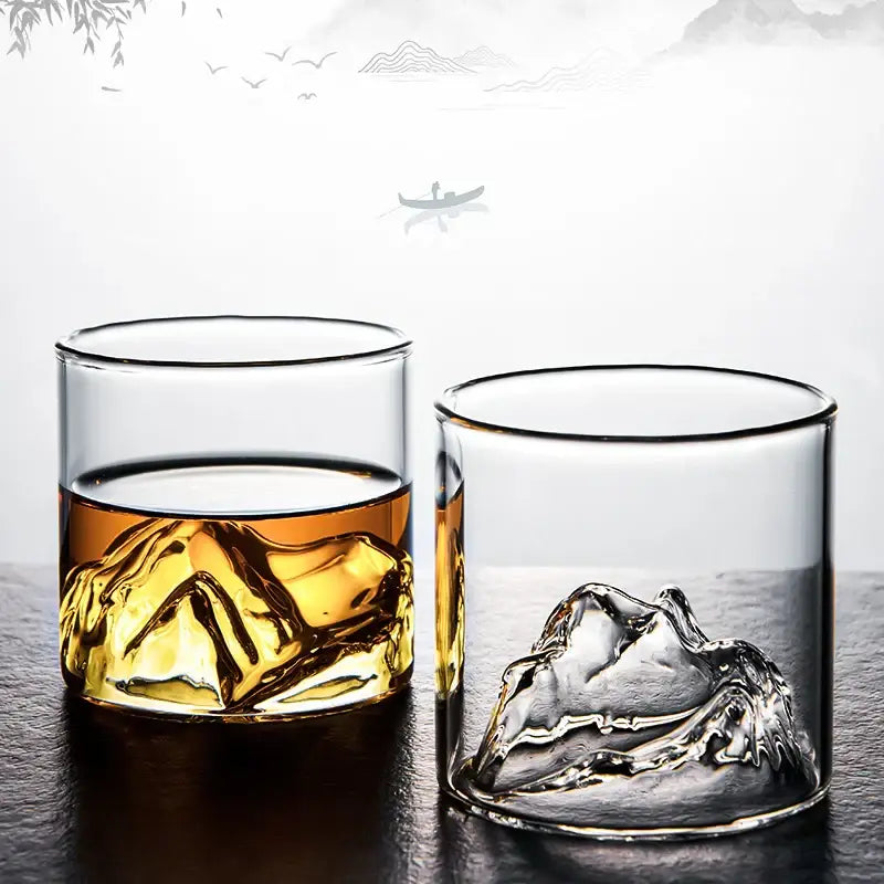 Japanese style glacier wine cup dining room whisky glass