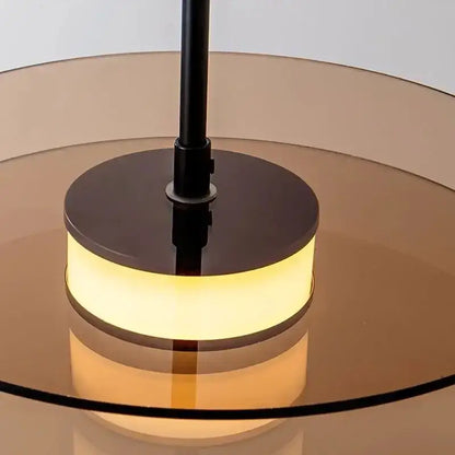 Modern gold glass art chandelier dining room pendant light