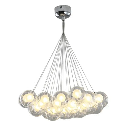 Modern glass ball bubble chandelier for dining room