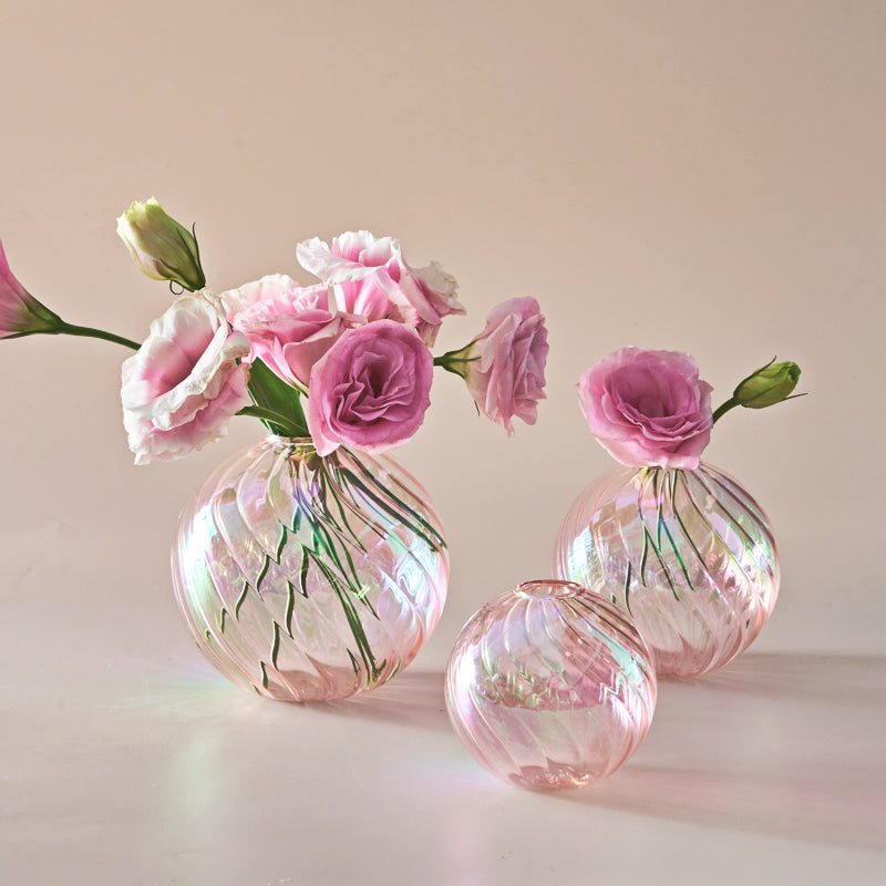 DecorBites™ Glass Ball Vases Set for Home Decor