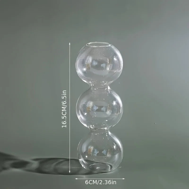 DecorBites™ Glass Bubble Hydroponic Vase for Wedding and Home