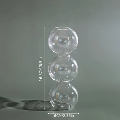 DecorBites™ Glass Bubble Hydroponic Vase for Wedding and Home