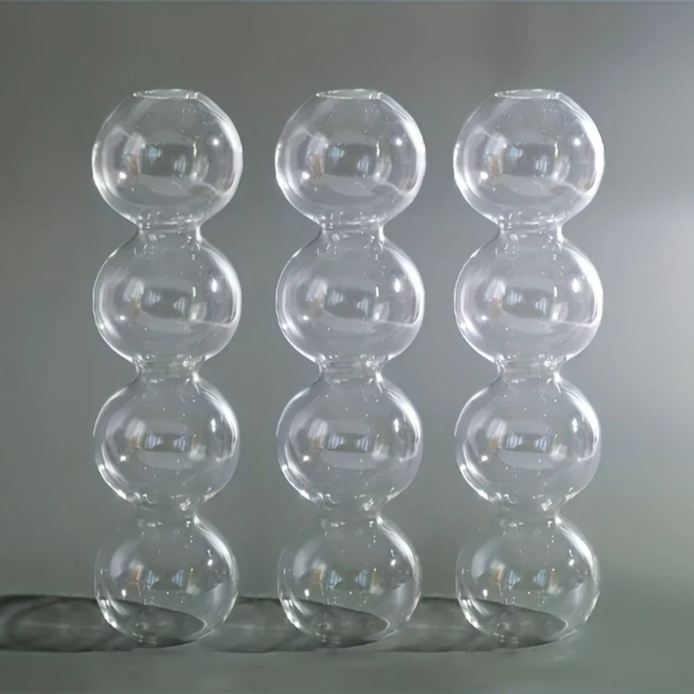 DecorBites™ Glass Bubble Hydroponic Vase for Wedding and Home