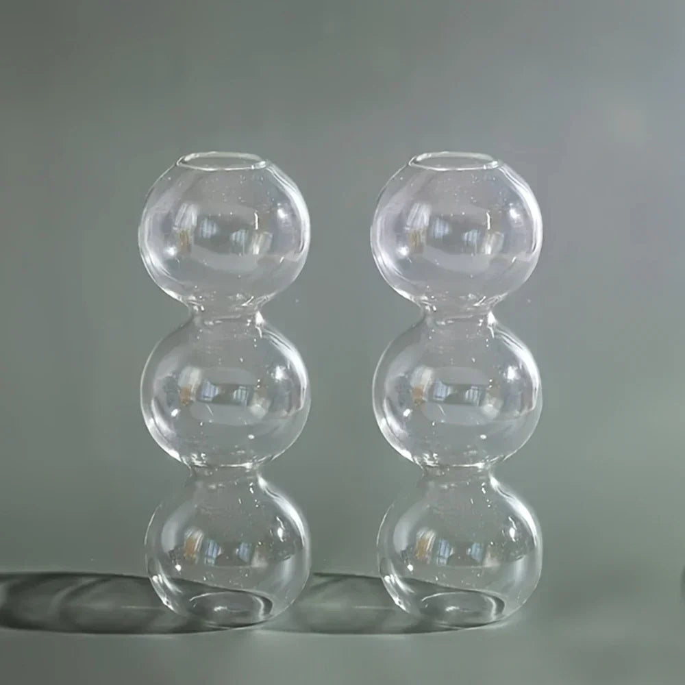 DecorBites™ Glass Bubble Hydroponic Vase for Wedding and Home
