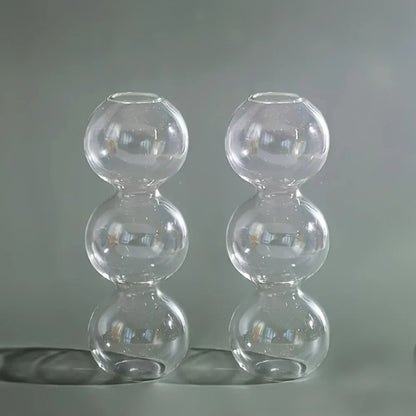 DecorBites™ Glass Bubble Hydroponic Vase for Wedding and Home