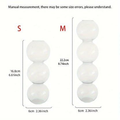 DecorBites™ Glass Bubble Hydroponic Vase for Wedding and Home