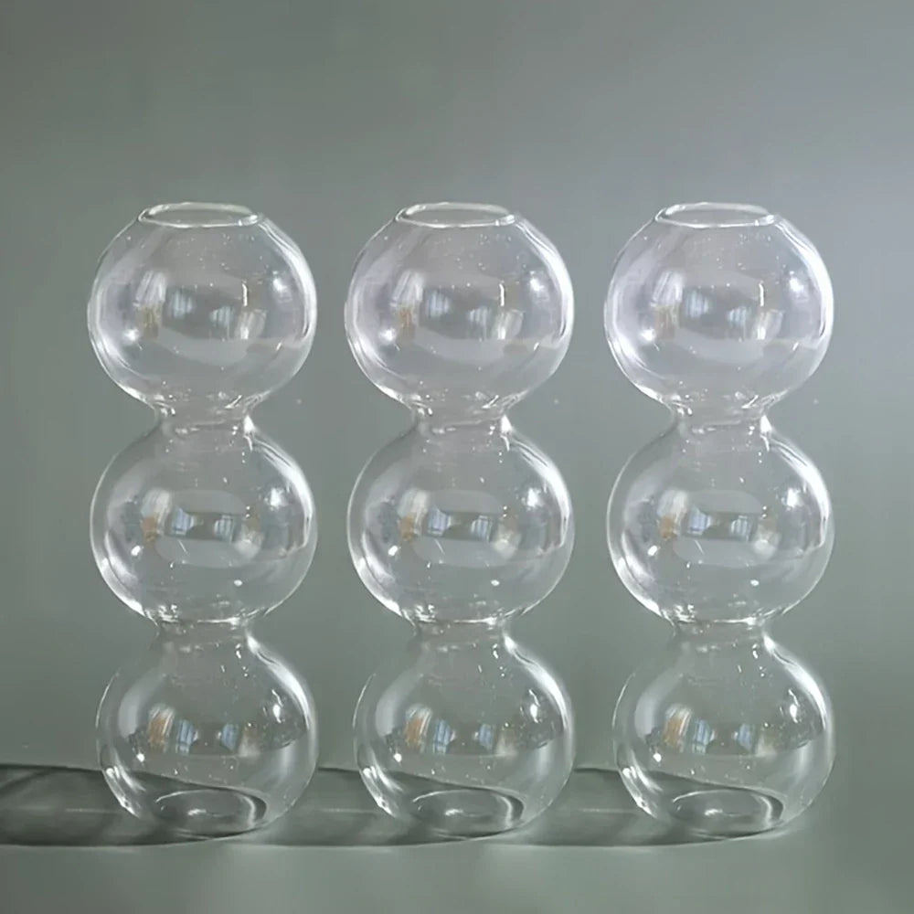 DecorBites™ Glass Bubble Hydroponic Vase for Wedding and Home