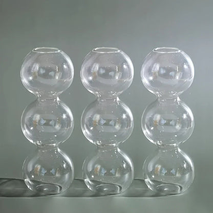 DecorBites™ Glass Bubble Hydroponic Vase for Wedding and Home