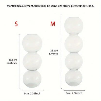 Clear glass bubble hydroponic vase wedding and living room decor