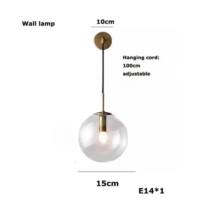 glass bubble kitchen island chandelier dining room light