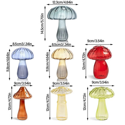 DecorBites™ Glass Hydroponic Flower Vase - Home Decor