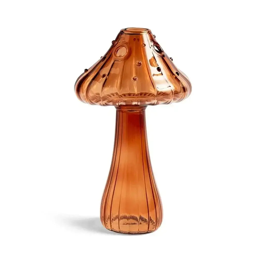 Colorful mushroom glass vase living room home decor