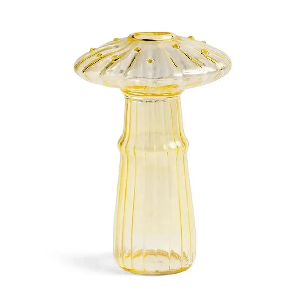 Colorful mushroom glass vase living room home decor